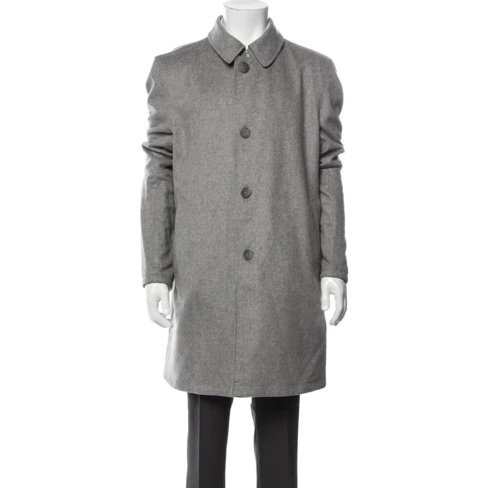 HERNO Reversible 100% Cashmere Quilted Smart 3/4 length Coat Jacket Size 44